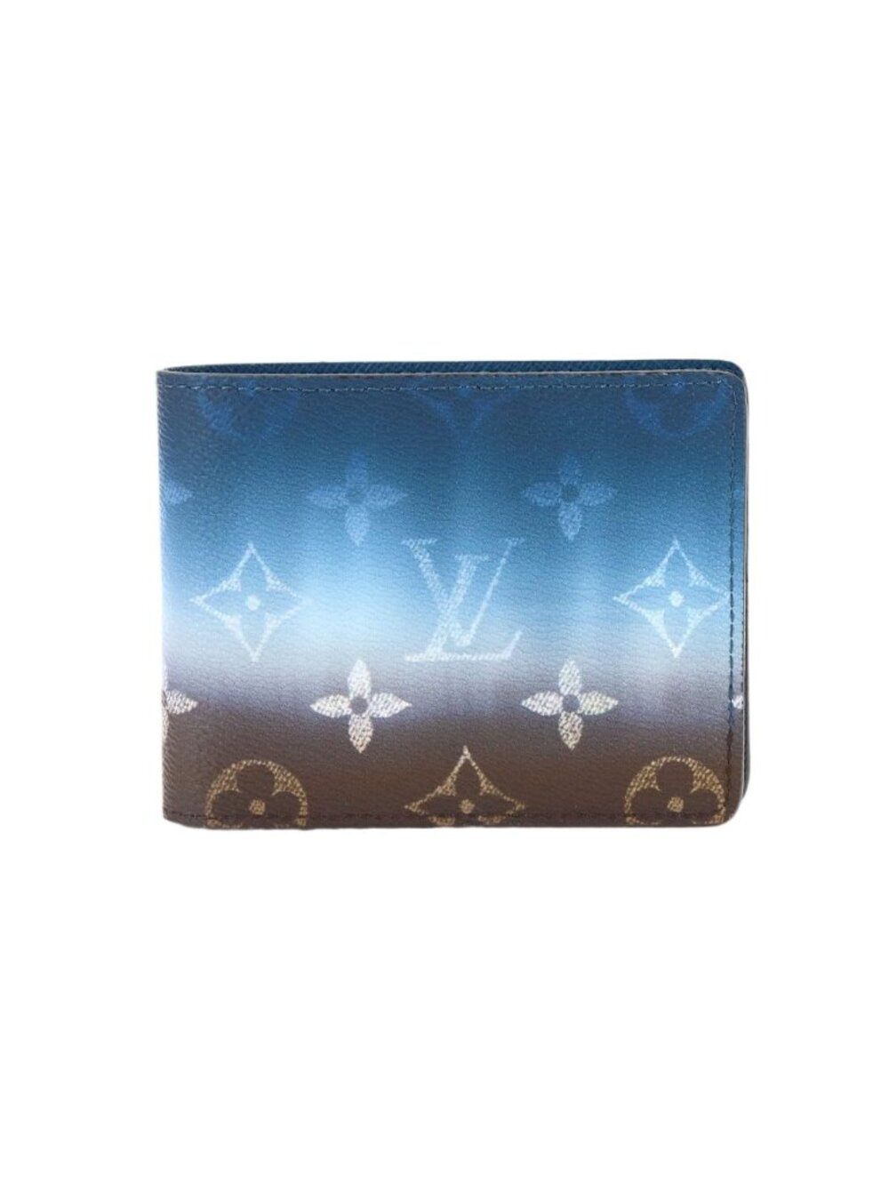 Louis Vuitton Monogram Pigment Portefeuille Slender Bifold Wallet